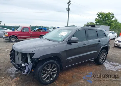 2016 Jeep Grand Cherokee Limited 75Th Anniversary z USA, uszkodzony, nr VIN 1C4RJFBGXGC489050